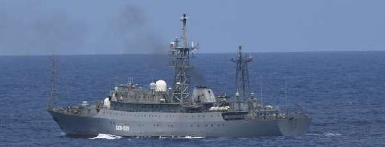 Russian Spy Ship Kareliya along coast of O'ahu. Iran Hijacks another Ship! B-52's over the Baltics!