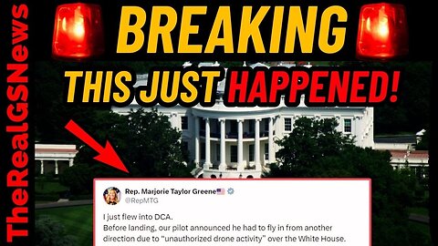 ⚠️ WARNING!! Something FLYING Over The White House... MTG Just WARNED AMERICA