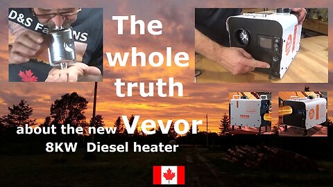 The new 8 kw Vevor diesel heater