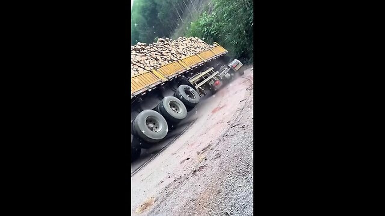 Heavy truck, a full load that it can't handle