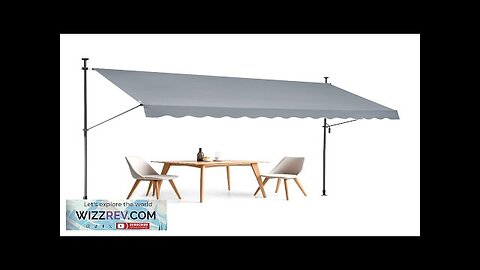 VEVOR 138x47" Patio Awning Retractable Awning Sunshade Shelter with Crank Handle Review