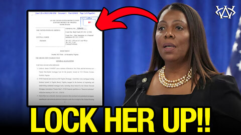Letitia James INDICTED!!