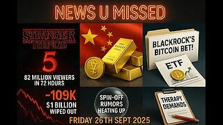 NEWS U MISSED WITH DREW DEMI FRIDAY 26TH SEPTEMBER 2025
