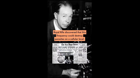 1150Hz Rife Frequency this sound can kill PARASITES.