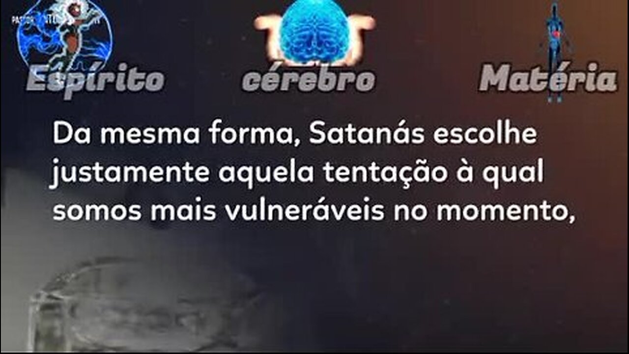 ESPÍRITO, CÉREBRO E A MATÉRIA COM SUAS TENTAÇÕES.