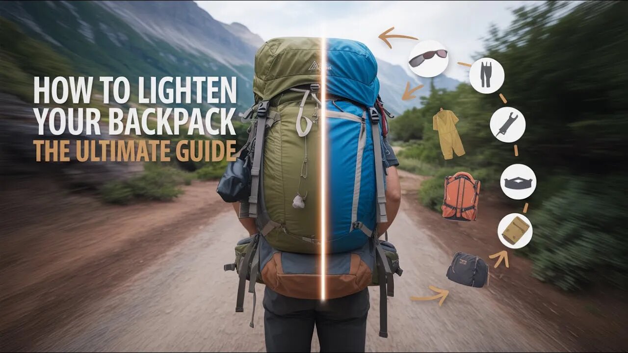 How to Lighten Your Backpack (The Ultimate Guide). #ultralight #PackLighter #hikinggear