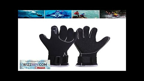 DIVE&SAIL 3mm Black Neoprene Patchwork Diving Gloves Warm Swimming Gloves For Couples Review