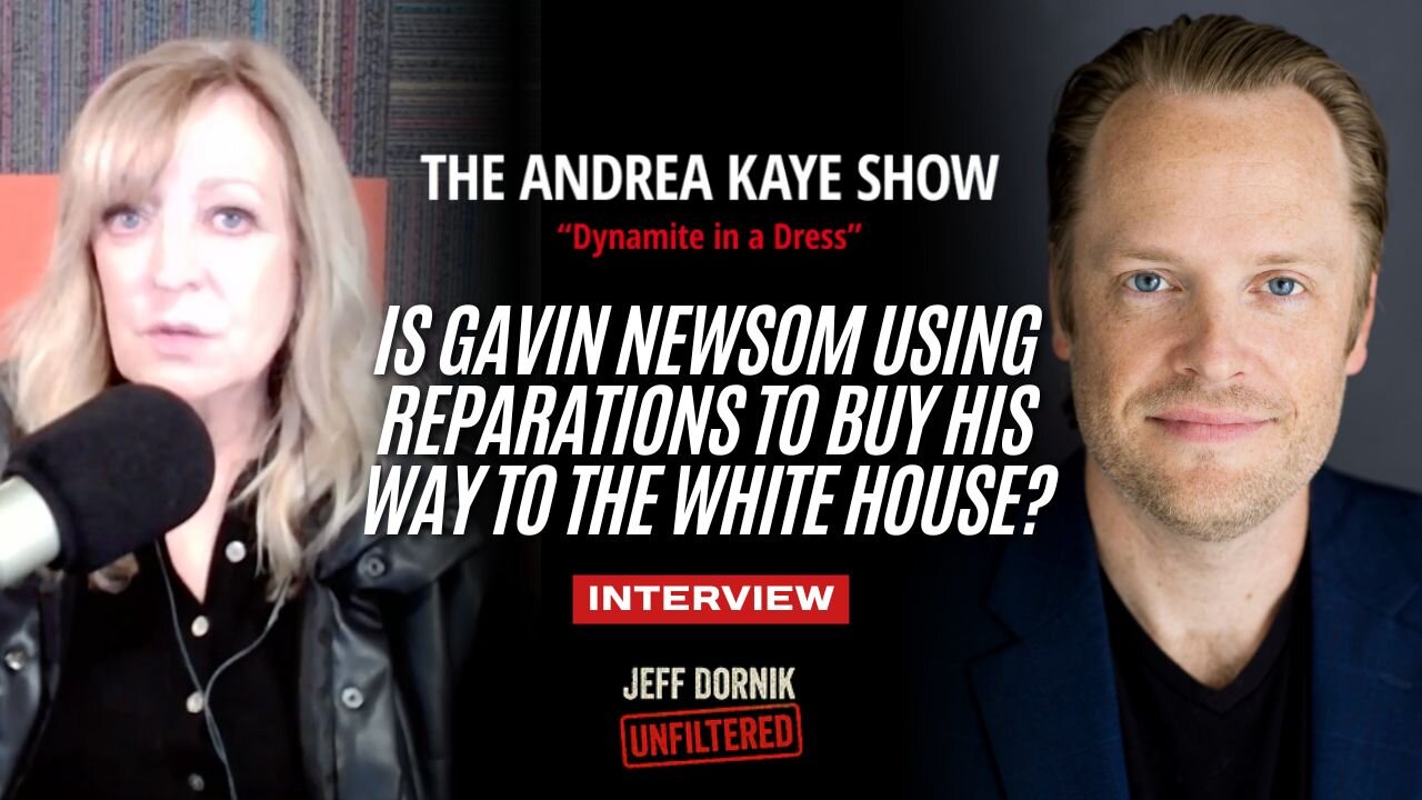 Is Newsom Using Reparations to Buy His Way to the White House? | Interview on The Andrew Kaye Show