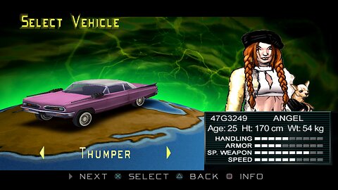 Twisted Metal - Head-On - Route B Thumper (Angel) Playthrough