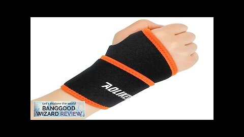 AOLIKES 1PCS Elastic Bandage Wrist Band Anti-slip Breathable Hand Protection Review