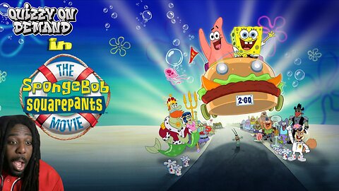 Quizzy on Demand in the SpongeBob Squarepants movie