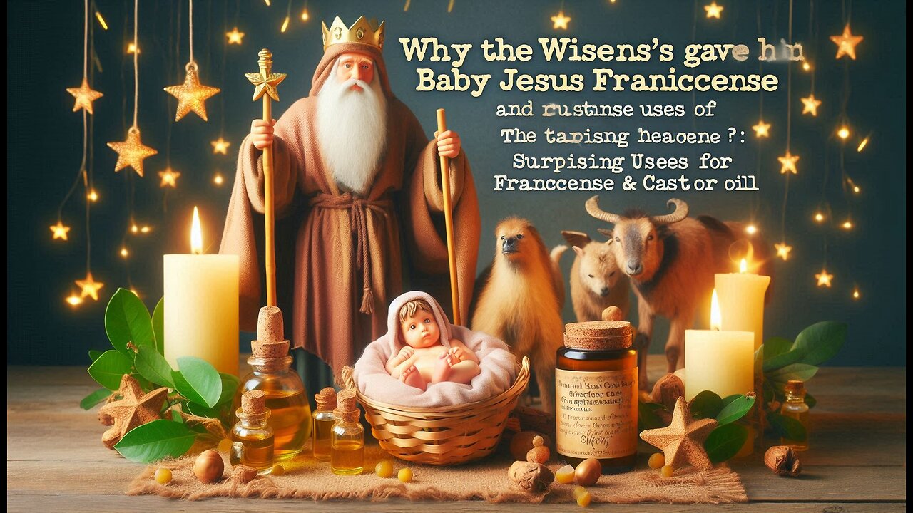 Why the Wise Men Gave Baby Jesus Frankincense + Surprising Uses for Frankincense & Castor Oil