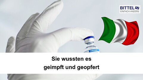 Italien: AstraZeneca-Opfer durch politischen Impfdruck!