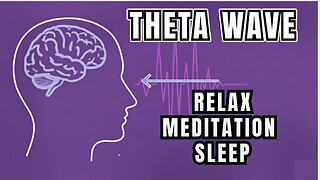 Deep Relaxation (12 Hours) ¦ Pure 6 Hz Theta Wave for Meditation