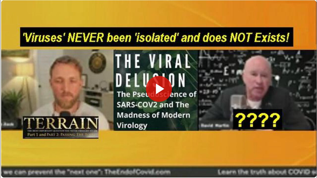 'Alec Zeck' & Dr 'David Martin': Does 'Viruses' Exists?