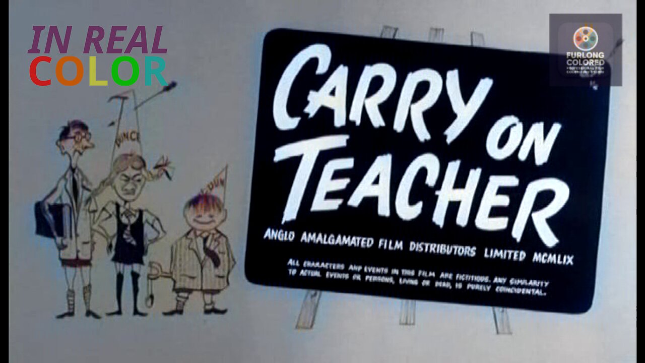 🎬 Carry On Teacher (1959) — IN REAL COLOR — FULL MOVIE