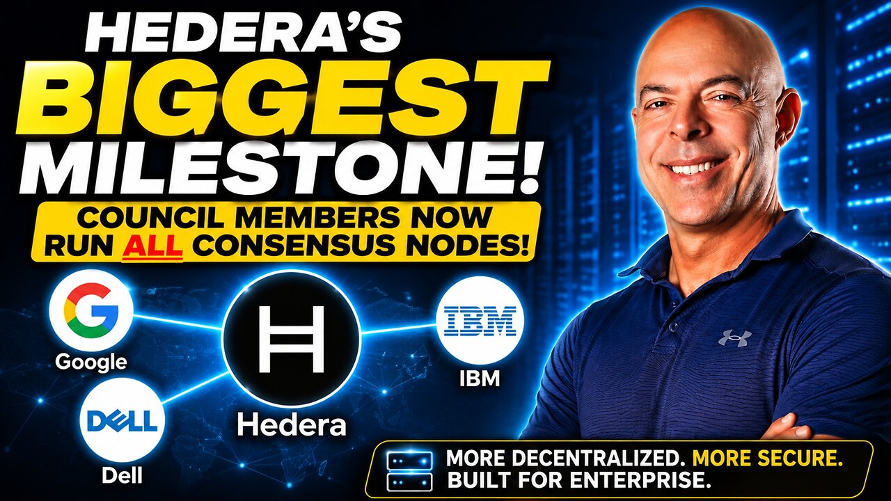 Google, IBM & Dell Now Run Hedera Nodes! HUGE Decentralization Milestone Explained