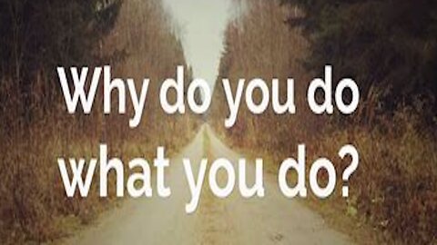Why Do You Do What You Do?