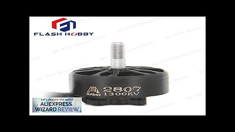 FLASHHOBBY A2807 2807 1800KV 4S 1500KV 1300KV 6S Brushless Motor for RC Review