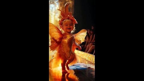 The baby's favorite fish has become the most dazzling clothing