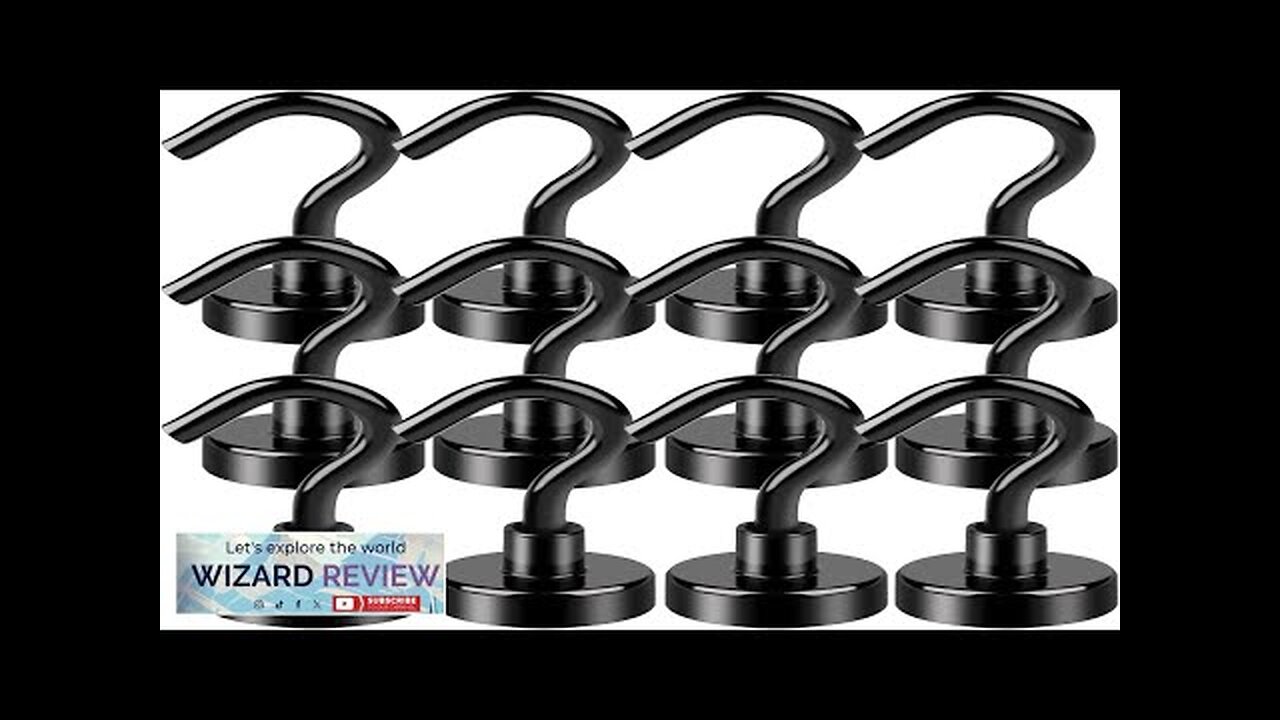 LOVIMAG Black Magnetic Hooks 28Lbs Strong Magnetic Hooks Heavy Duty with Epoxy Review