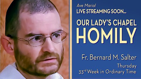 Thursday of the Thirty-third Week in Ordinary Time - November 20, 2025 - OLC HOMILY