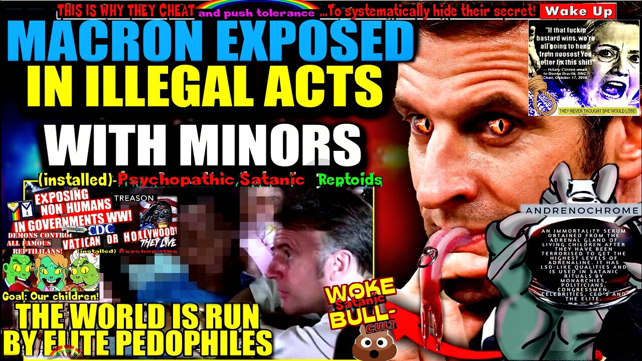 Leaked Tape Exposes President Macron in Illegal Acts With Minors at Rothschild Party (compilation)