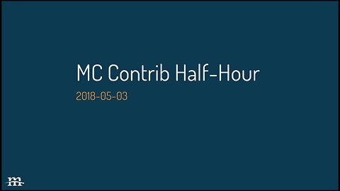 Drupal Contrib Half Hour, 2018-05-03
