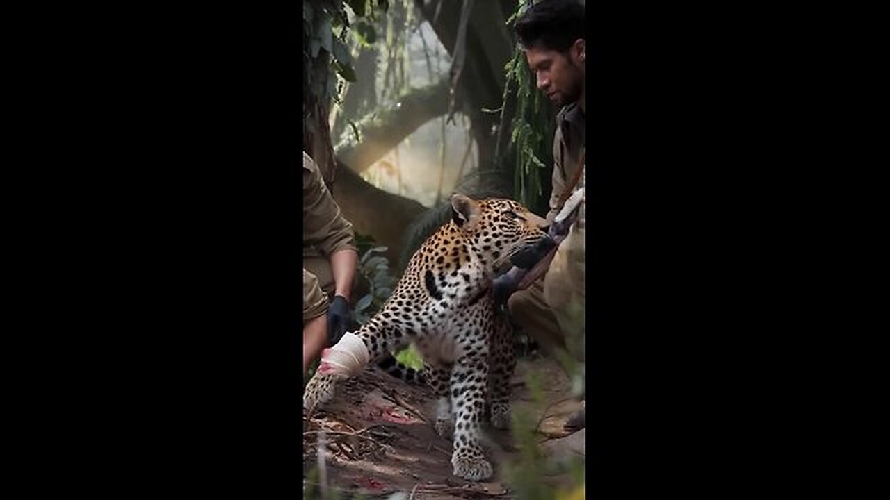 The Rescue of the Trapped Leopard