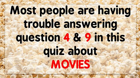 Quiz about Movies