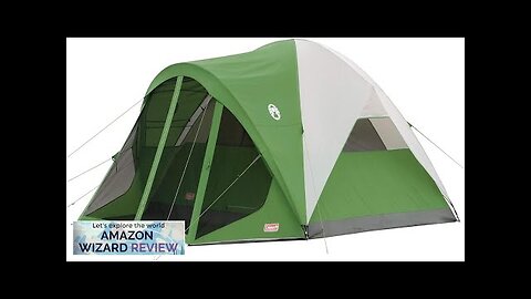 Coleman Evanston Screened Camping Tent 6/8 Person Weatherproof Tent with Roomy Interior Review