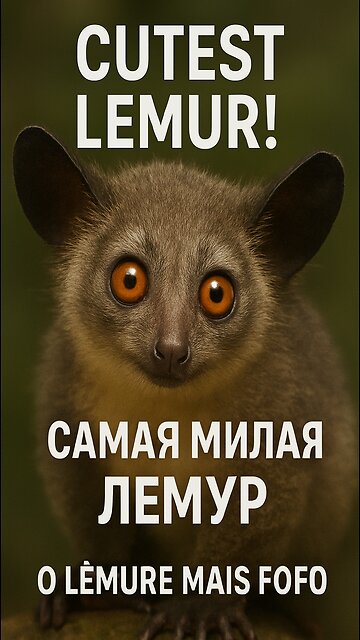 ✨ The CUTEST lemur in the world! 🐒💕 You'll be enchanted!