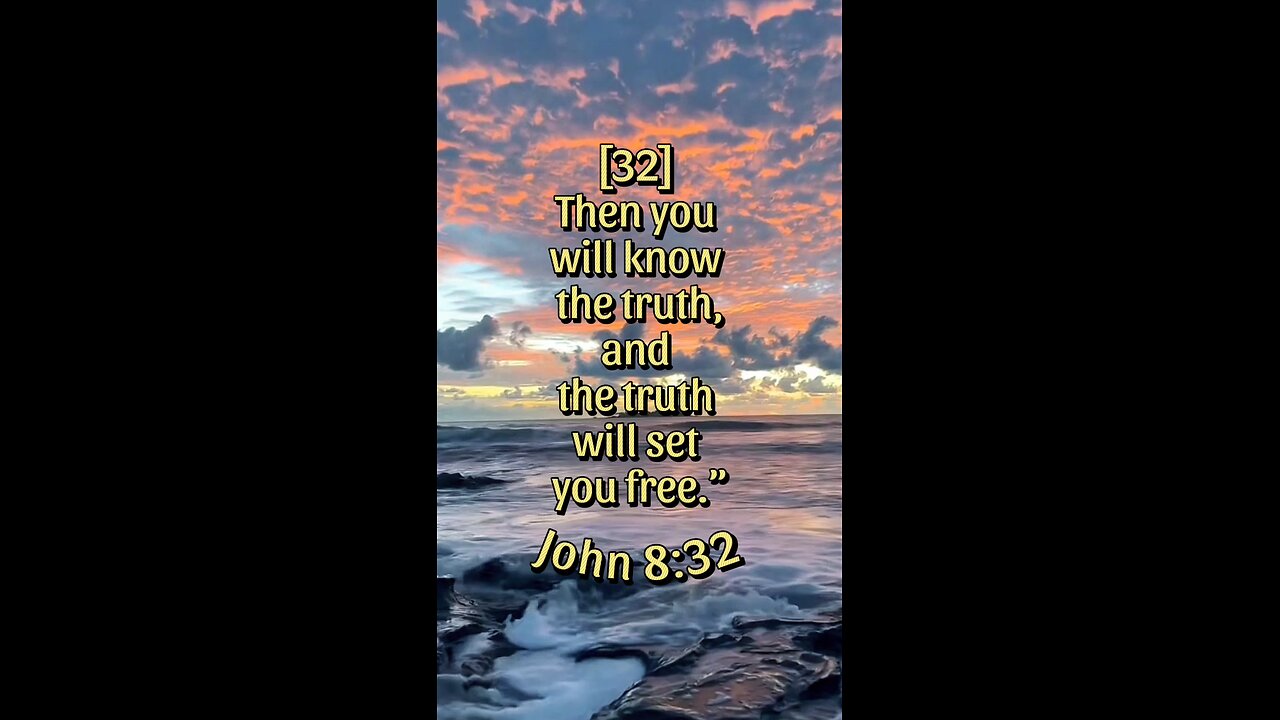 John 8:32 (NIV)
