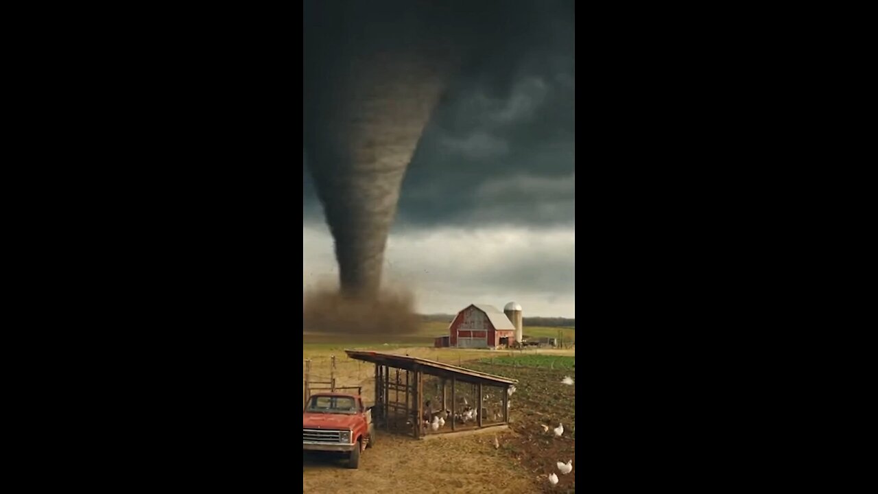 Tornado vs chickens