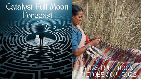 ARIES Full Moon - Catalyst FULL MOON Forecast - Oct 6-21, 2025