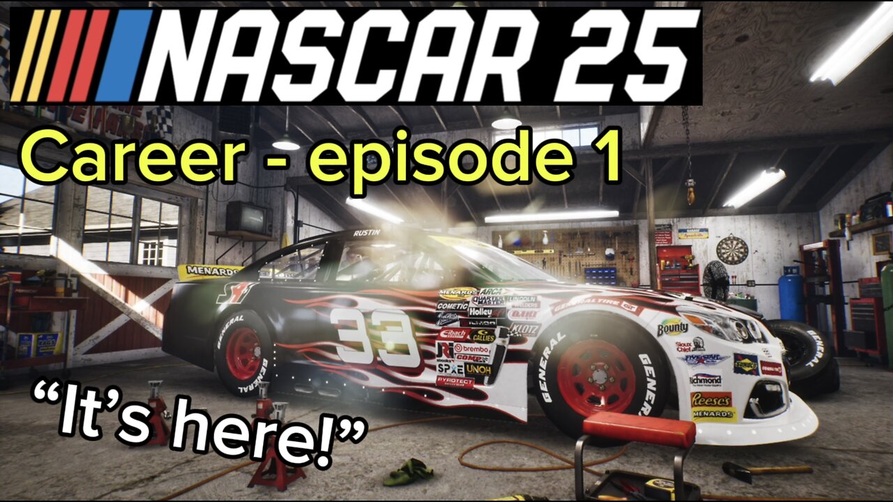 NASCAR 2025 - Career Mode Gameplay - Episode 1