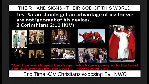 THEIR HAND SIGNS - THEIR GOD OF THIS WORLD