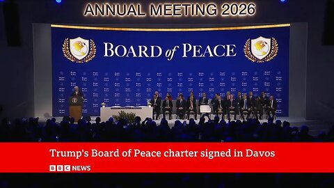 Donald Trump launches 'Board of Peace' with world leaders