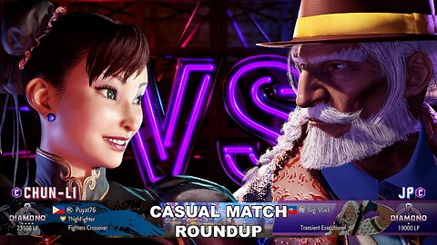 Kuya Kalbo SF6 Casual Match Roundup. Chun Li 4 star Diamond Rank [Hori Fight Stick]