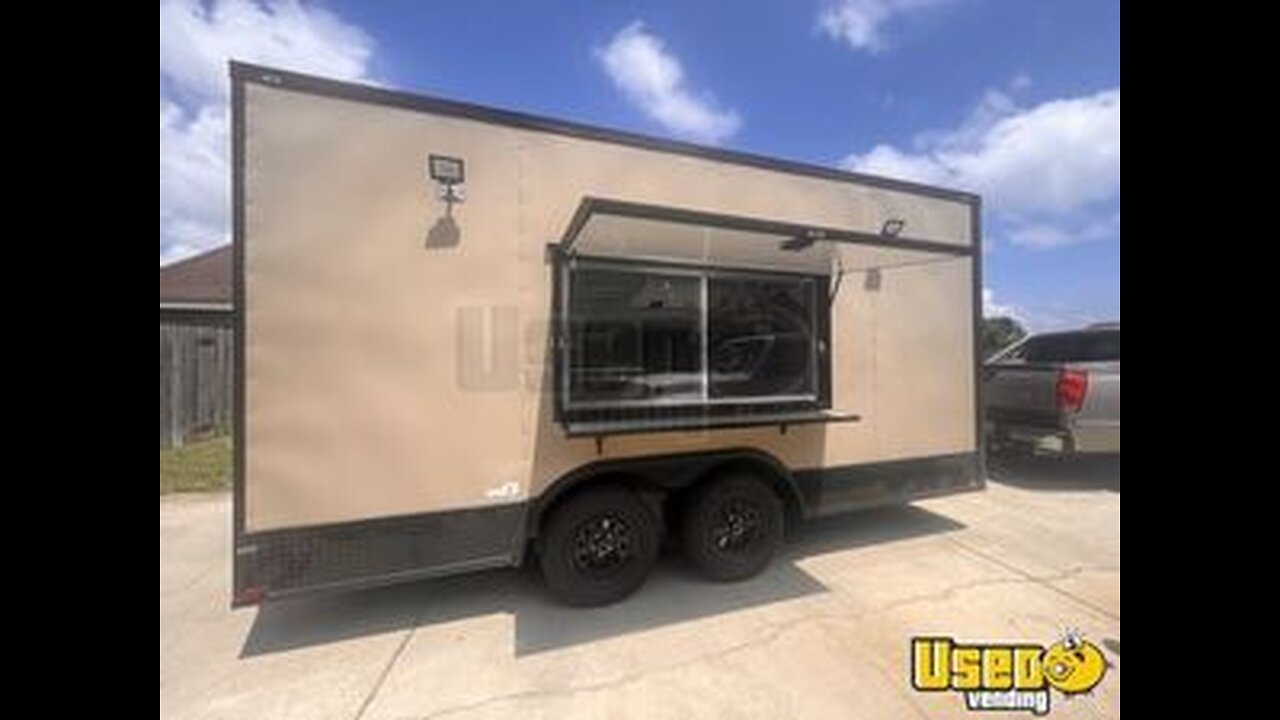Custom Built - 2024 8.5' x 16' Quality Cargo Boba/Coffee Concession Trailer for Sale in Mississippi!