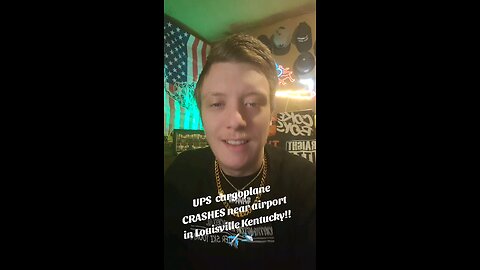 UPS cargoplane CRASHES near airport in Louisville, Kentucky!! ✈️ 🛩