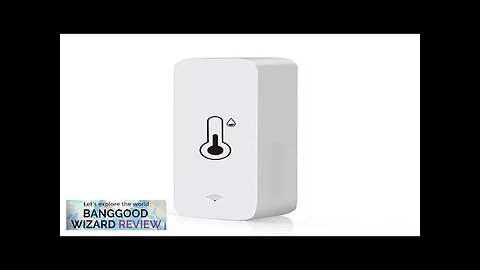 Tuya WiFi Temperature Humidity Sensor APP Remote Monitor for Smart Home Work Review