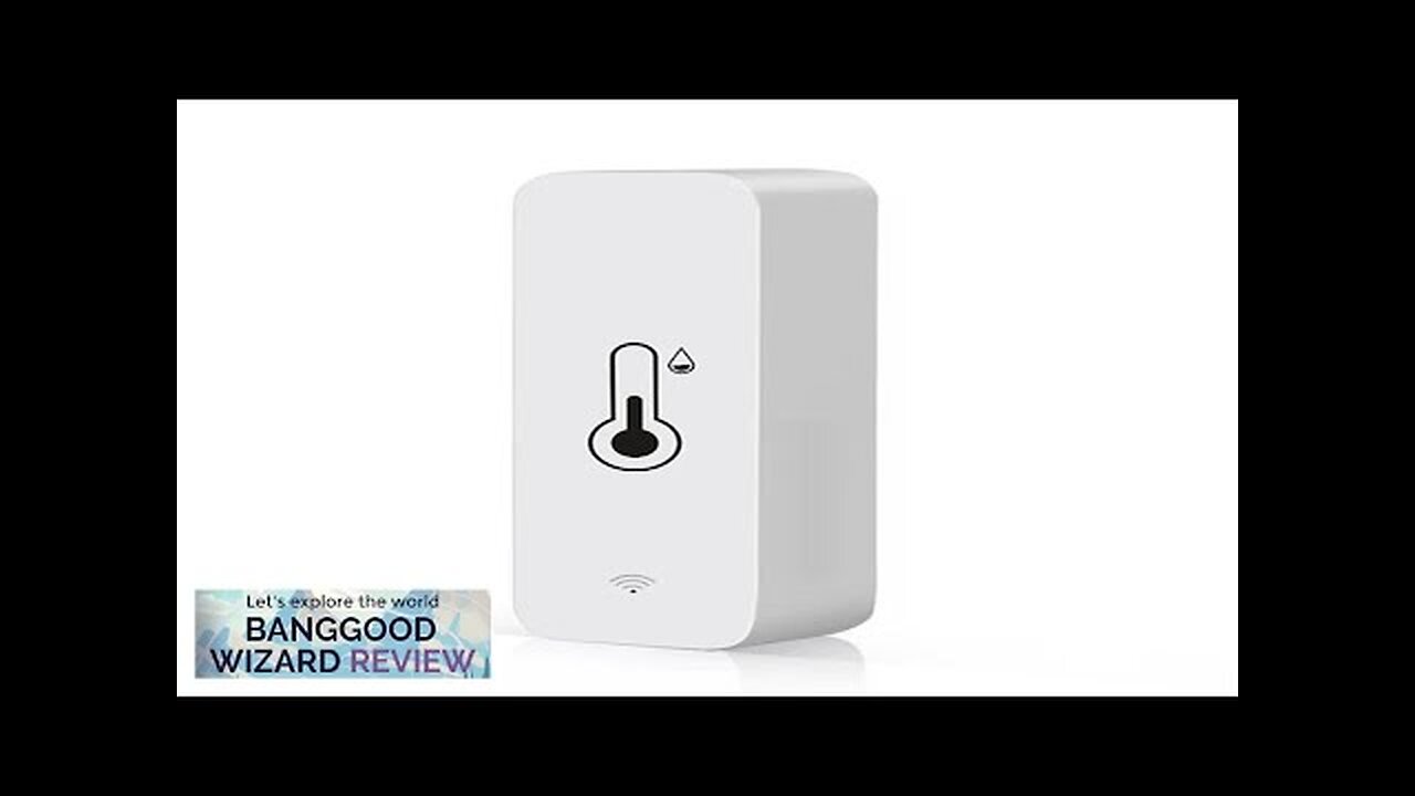 Tuya WiFi Temperature Humidity Sensor APP Remote Monitor for Smart Home Work Review