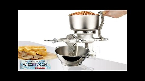 Manual hand home large walnut peanut corn flour mill tinned iron mill Review