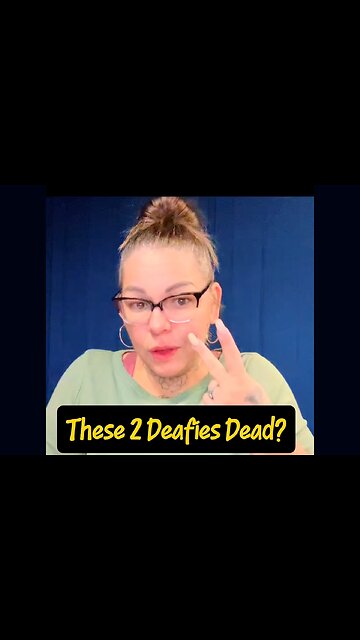 These Two Deafies Dead? 😱 #ASL #deaf #signlanguage