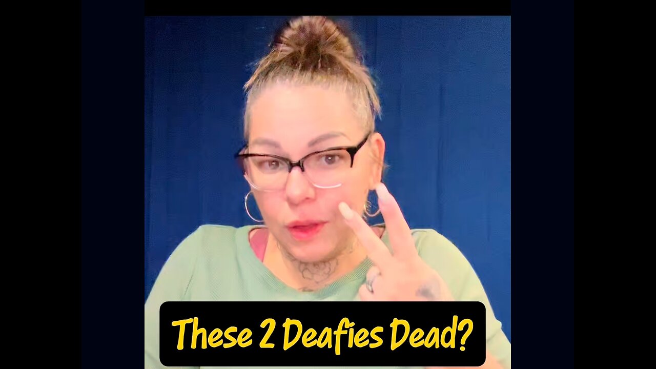 These Two Deafies Dead? 😱 #ASL #deaf #signlanguage