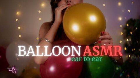 Balloon ASMR 🎈 Inflate & One Pop Surprise (No Talking)