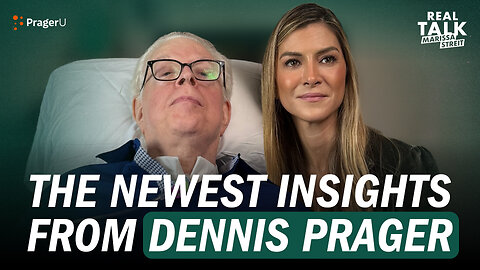 Dennis Prager’s First Public Appearance Since His Injury | Real Talk | PragerU 