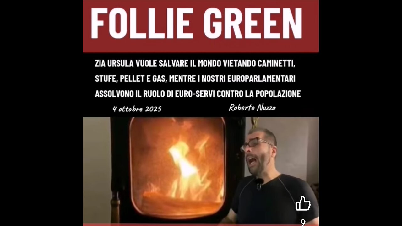 L'UNIONE EUROPEA CI VUOLE TOGLIERE: CAMINETTI, STUFE E GAS: COSA VOGLIAMO FARE CON QUESTA GENTAGLIA?