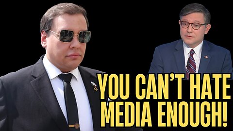 Speaker Johnson SHUTS DOWN ABC Host Over Trump’s George Santos Pardon!